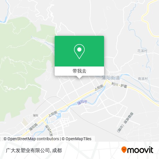 广大发塑业有限公司地图
