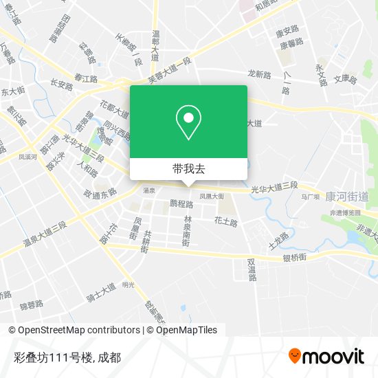 彩叠坊111号楼地图