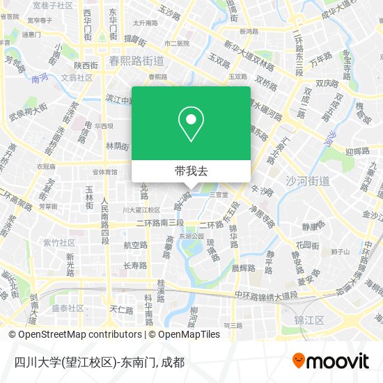 四川大学(望江校区)-东南门地图