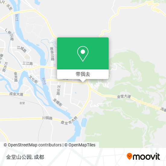 金堂山公园地图