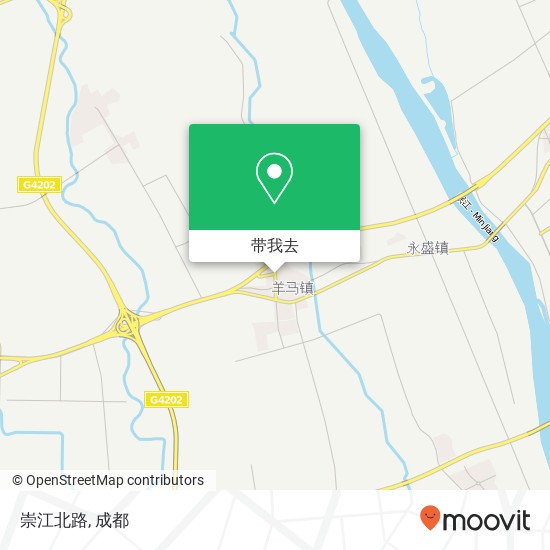 崇江北路地图