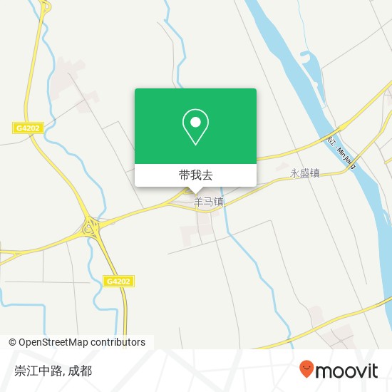 崇江中路地图