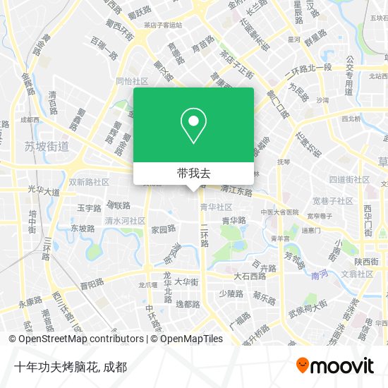 十年功夫烤脑花地图
