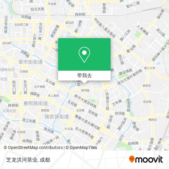 芝龙洪河茶业地图