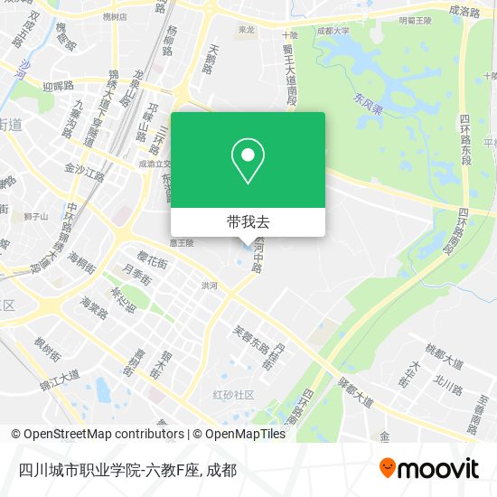 四川城市职业学院-六教F座地图