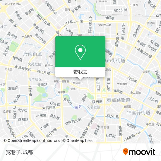 宽巷子地图