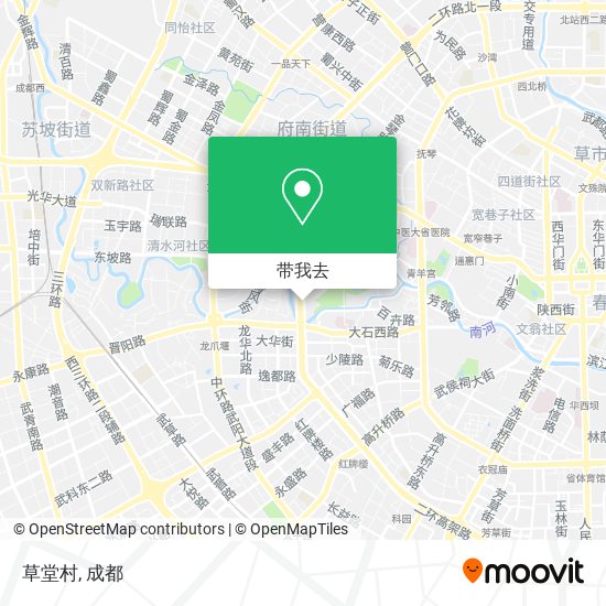 草堂村地图