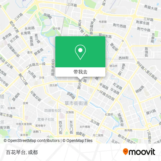 百花琴台地图