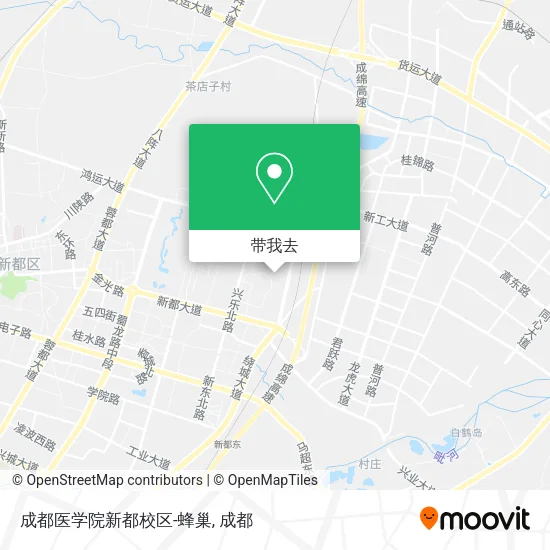 成都医学院新都校区-蜂巢地图