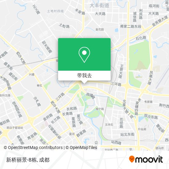 新桥丽景-8栋地图