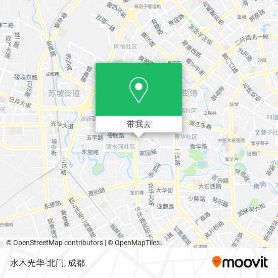 水木光华-北门地图