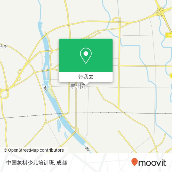 中国象棋少儿培训班地图