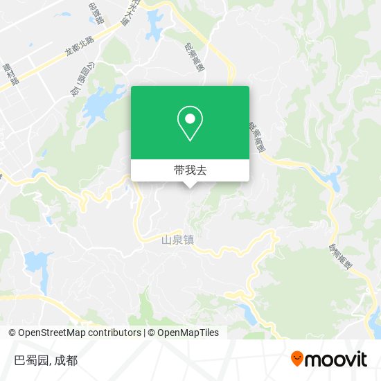巴蜀园地图