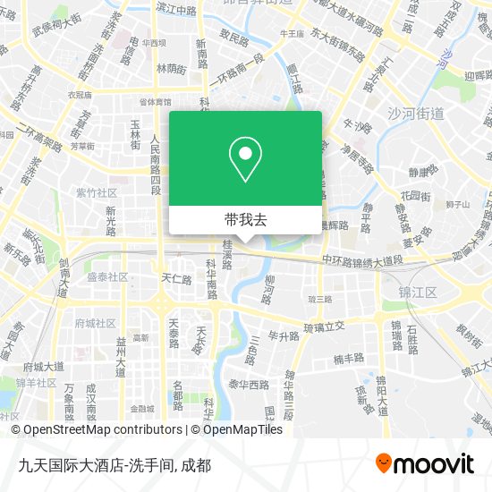 九天国际大酒店-洗手间地图