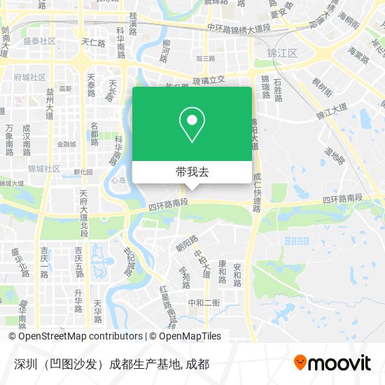 深圳（凹图沙发）成都生产基地地图
