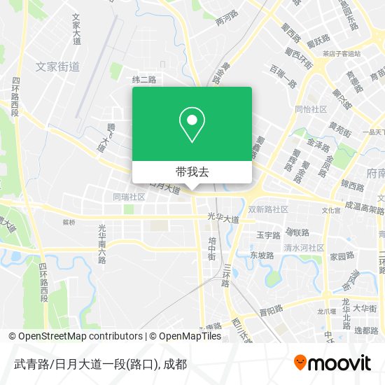 武青路/日月大道一段(路口)地图