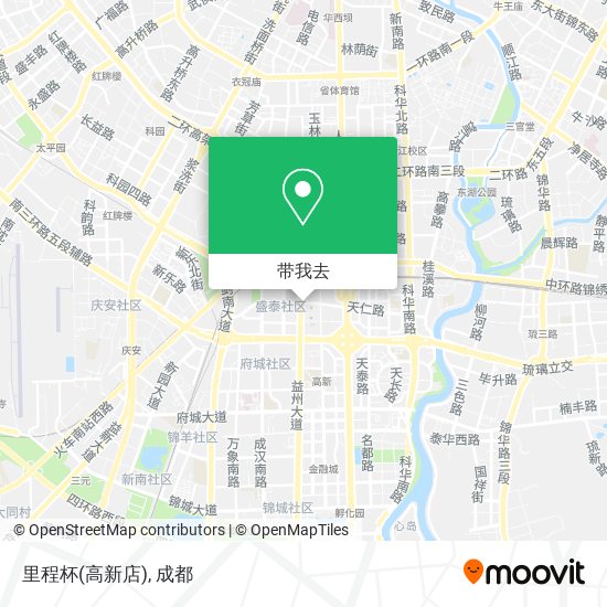 里程杯(高新店)地图