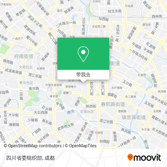 四川省委组织部地图