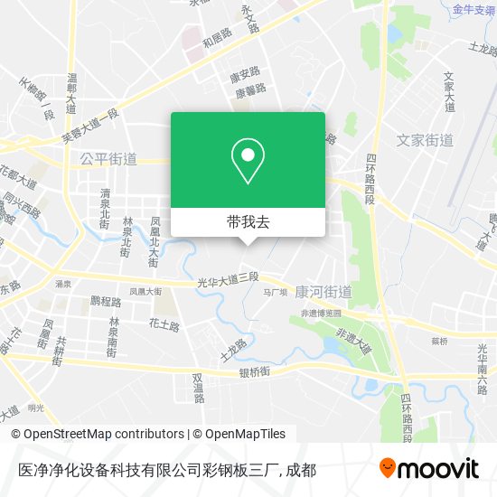 医净净化设备科技有限公司彩钢板三厂地图