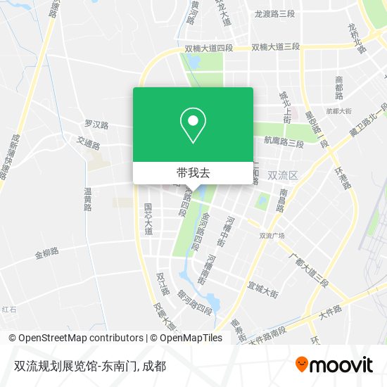 双流规划展览馆-东南门地图