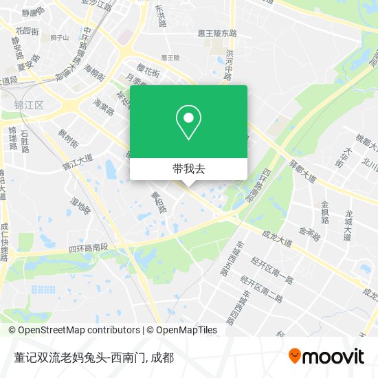董记双流老妈兔头-西南门地图