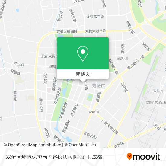 双流区环境保护局监察执法大队-西门地图