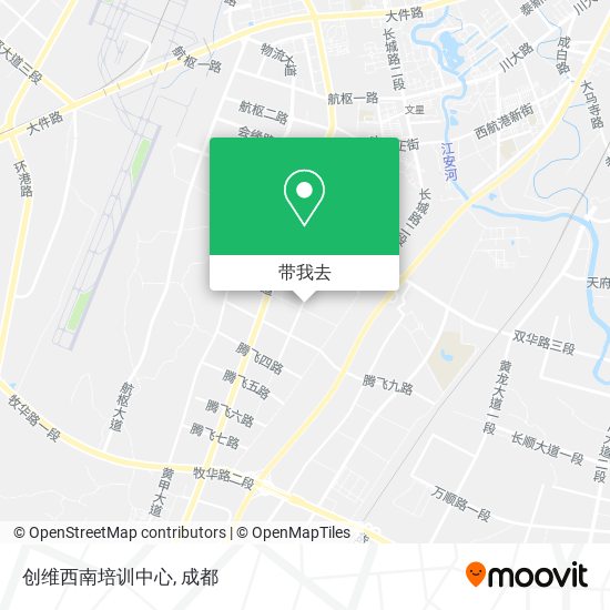 创维西南培训中心地图