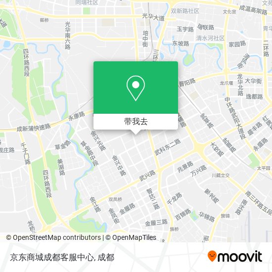 京东商城成都客服中心地图