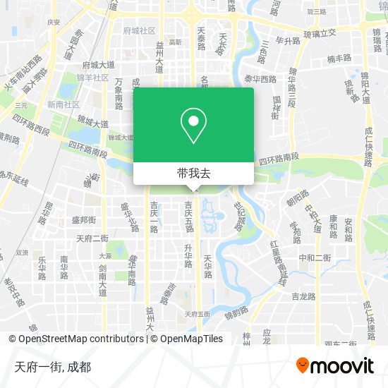 天府一街地图