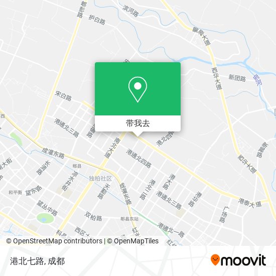 港北七路地图