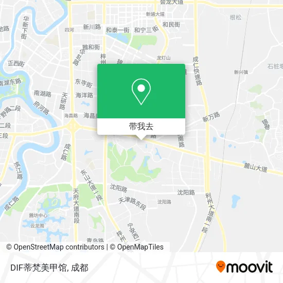 DIF蒂梵美甲馆地图