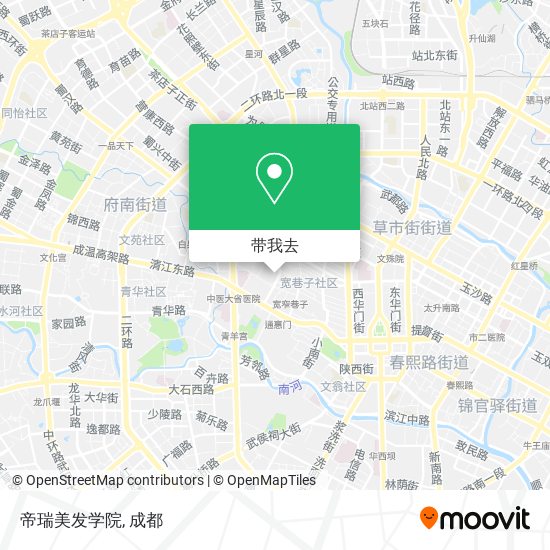 帝瑞美发学院地图