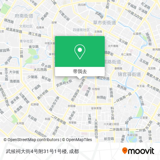 武候祠大街4号附31号1号楼地图