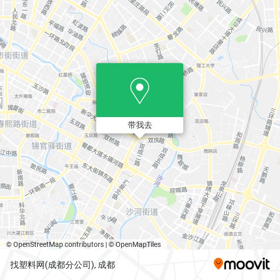 找塑料网(成都分公司)地图