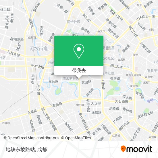 地铁东坡路站地图