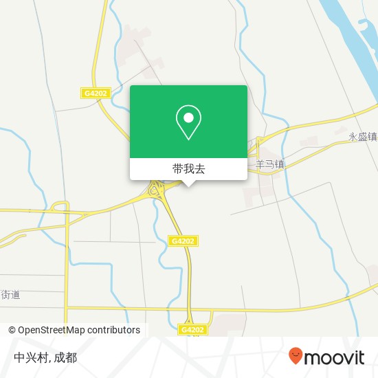 中兴村地图