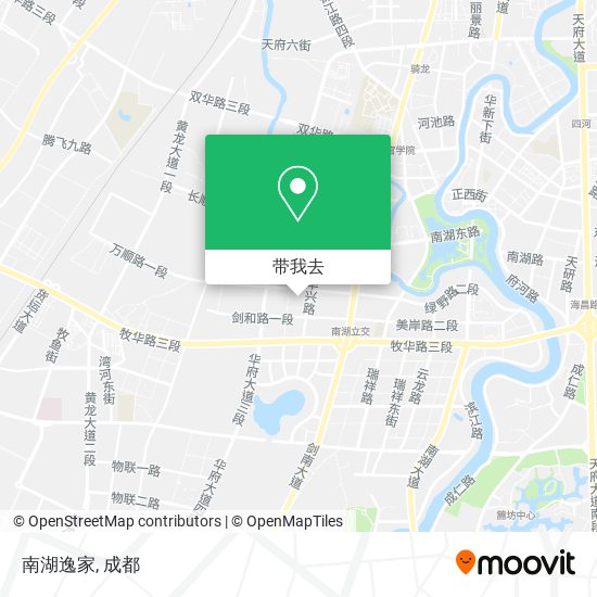 南湖逸家地图