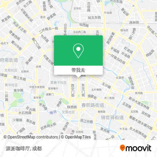 源派咖啡厅地图