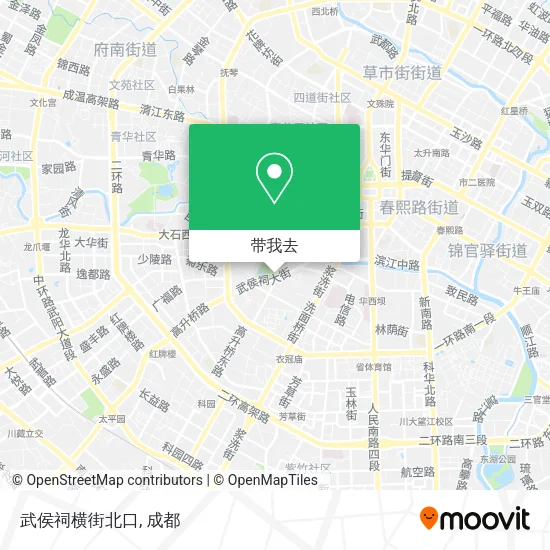 武侯祠横街北口地图
