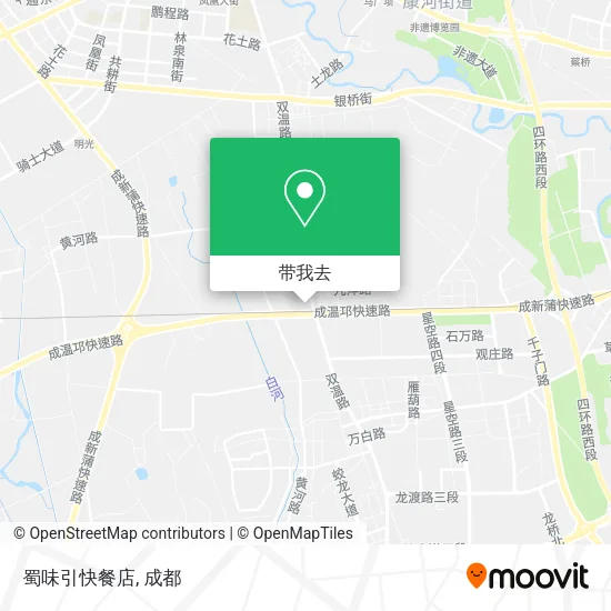 蜀味引快餐店地图