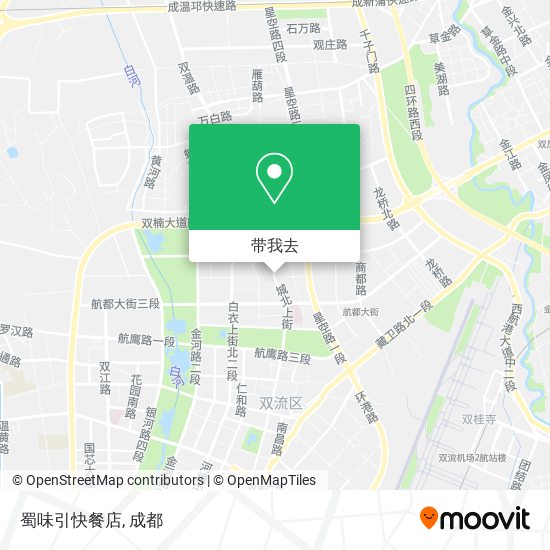 蜀味引快餐店地图