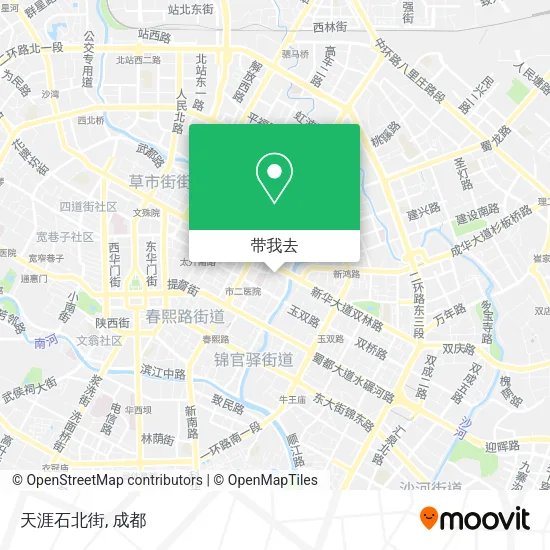 天涯石北街地图