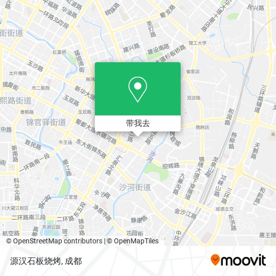 源汉石板烧烤地图