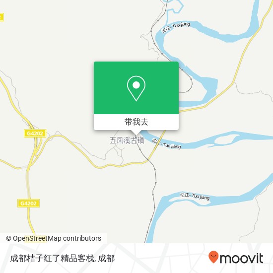 成都桔子红了精品客栈地图