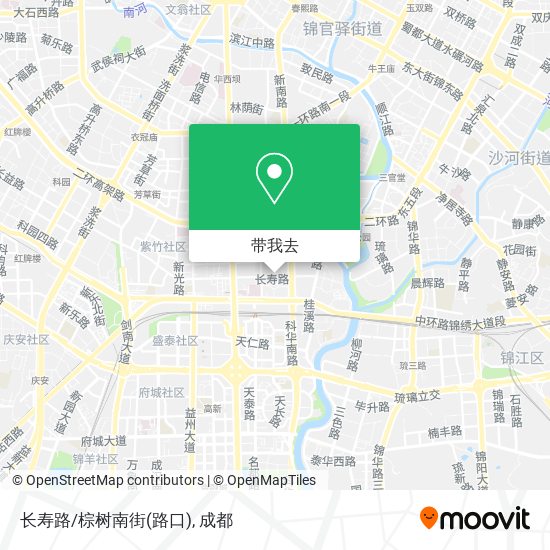 长寿路/棕树南街(路口)地图