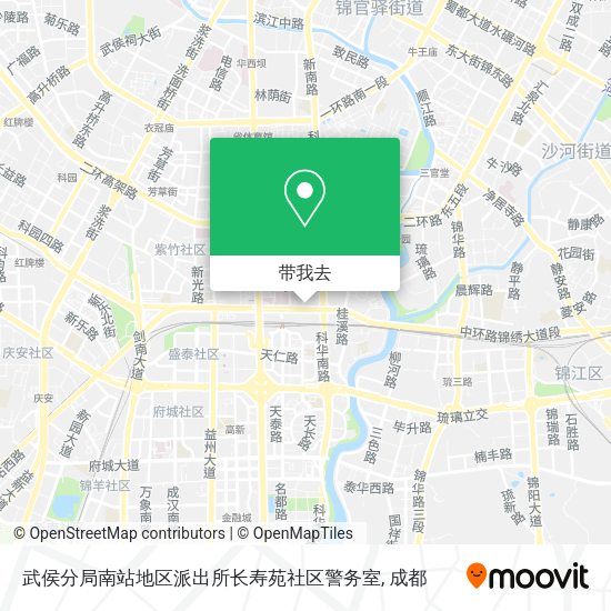武侯分局南站地区派出所长寿苑社区警务室地图
