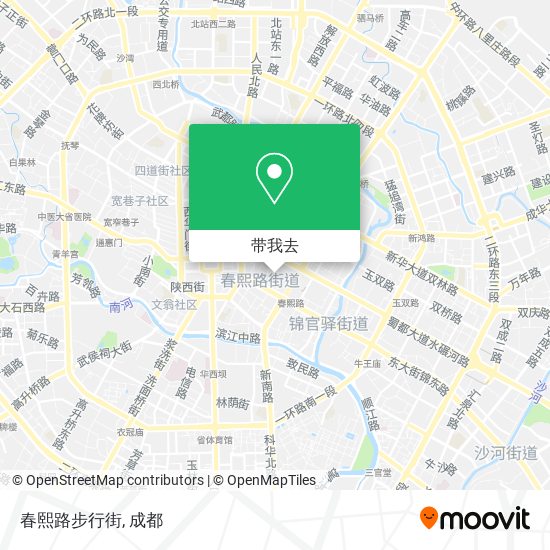 春熙路步行街地图