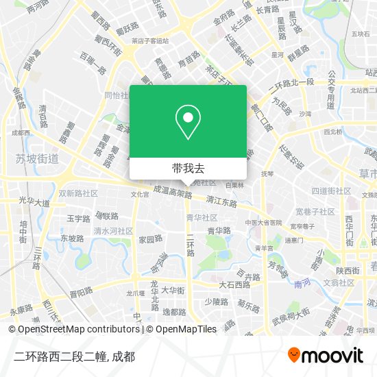 二环路西二段二幢地图