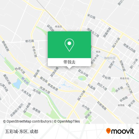 五彩城-东区地图