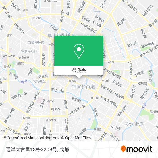 远洋太古里13栋2209号地图